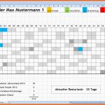 Beste Ansprechender Excel Urlaubskalender Für Den Arbeitsplatz
