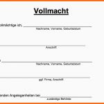 Beste Ausdrucken Vollmacht Für Behördengänge Pdf