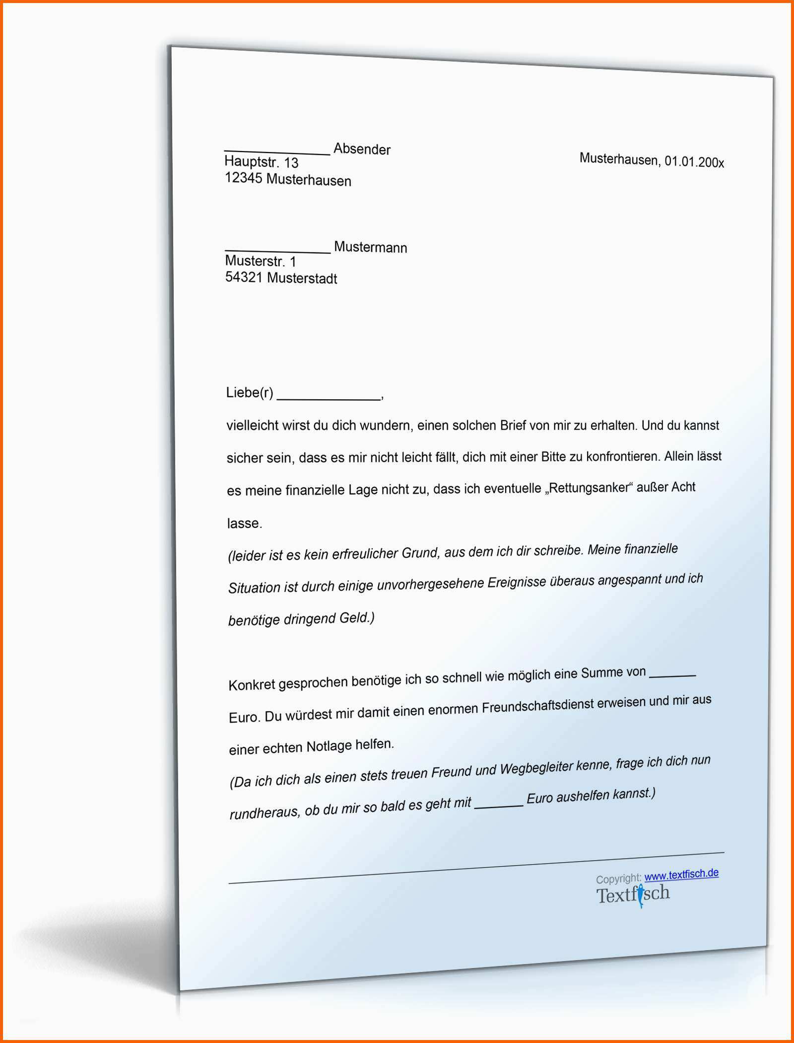 Beste Bitte Um Finanzielle Unterstützung