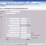 Beste Bud Planung Excel Vorlage Zum Download