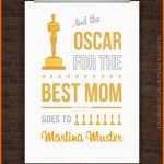 Beste Drucke Selbst originelle Oscar Urkunde Zum Ausdrucken