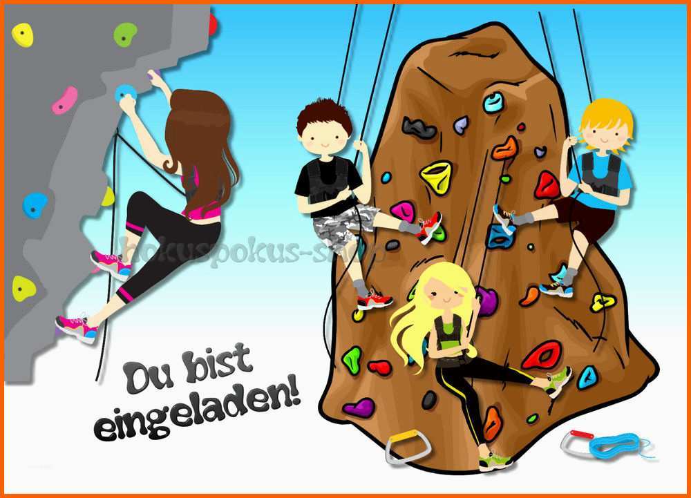 Beste Einladungskarten Klettern Geburtstag Kindergeburtstag 1 Beste Einladungskarten Klettern Geburtstag Kindergeburtstag