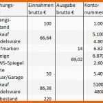 Beste Einnahmen Ausgaben Rechnung Gemeinnütziger Verein Excel