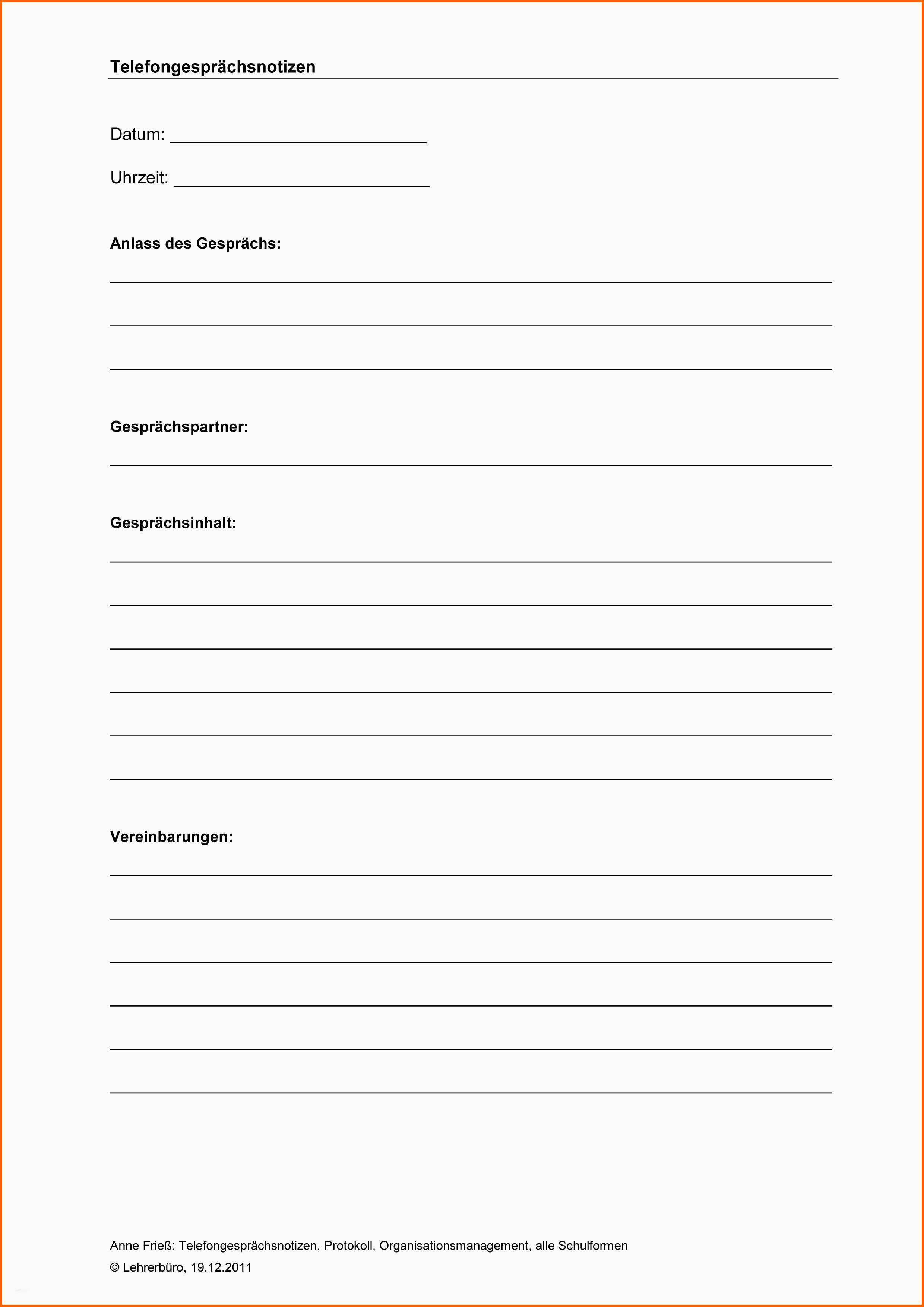 Beste Elterngespräch Kindergarten Vorlage Elegant Protokoll - Kostenlos
