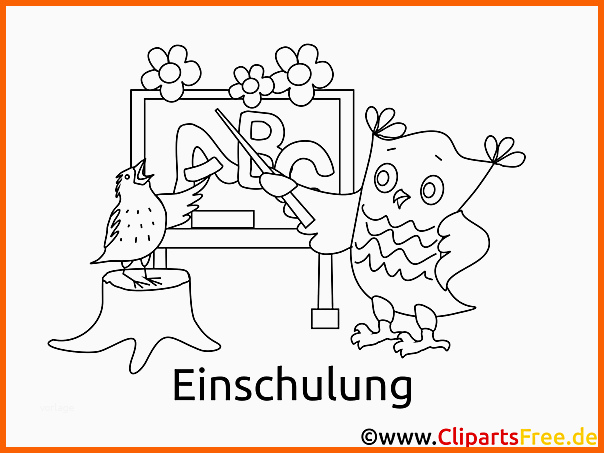 Beste Gratis Vorlage Zum Ausmalen Einschulung Schule