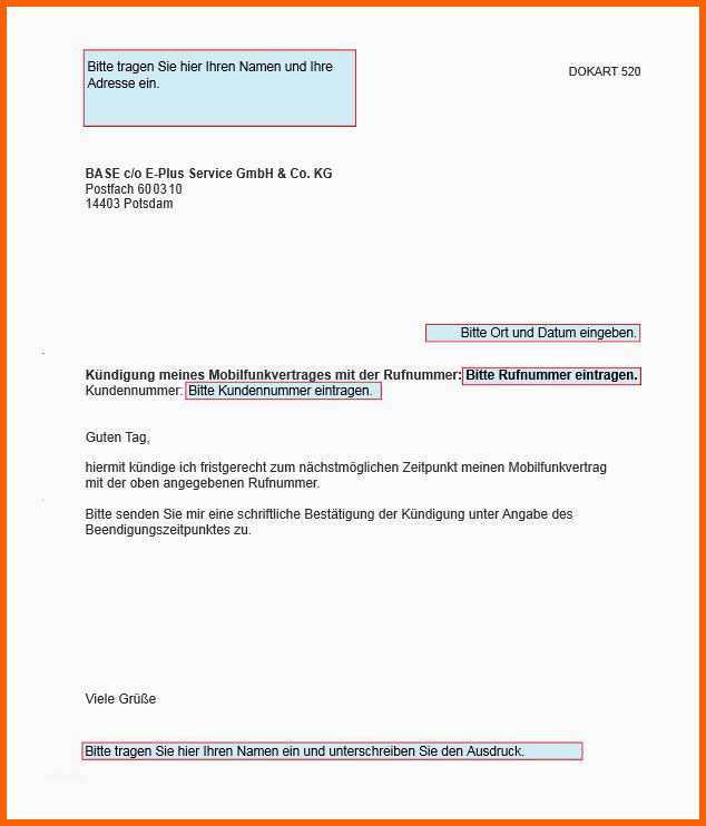 Beste Kündigung Strom Vorlage Word – Wordde