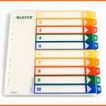 Beste Leitz Register Zahlen 1 10