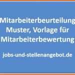 Beste Mitarbeiterbeurteilung Muster Vorlage Für