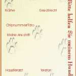 Beste Notfall Ausweis Für Hunde Schnauzer