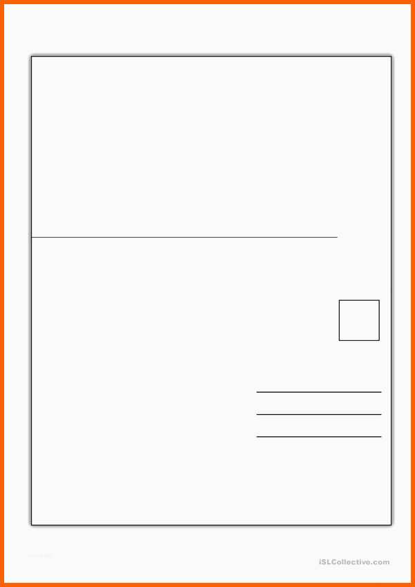 Beste Postkarte Vorlage Basteln Deko