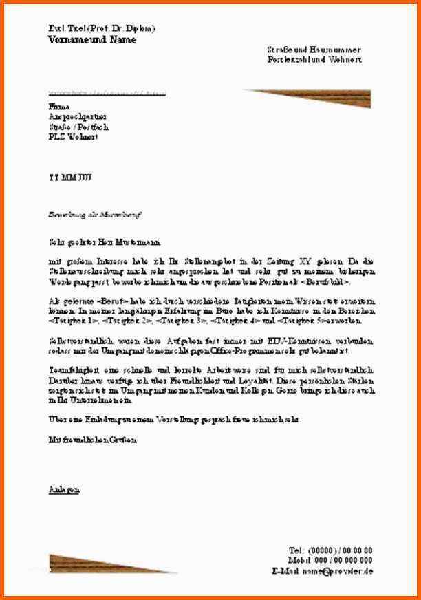 Beste Praktikum Bewerbung Vorlage – Vorlagen 1001
