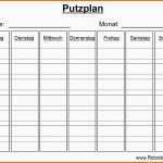 Beste Putzplan Vorlage Zum Ausdrucken