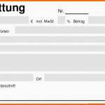 Beste Quittungsvorlage Barzahlung Kostenlos Herunterladen