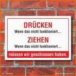 Beste Schild Drücken Ziehen Geschlossen Geschäft Laden