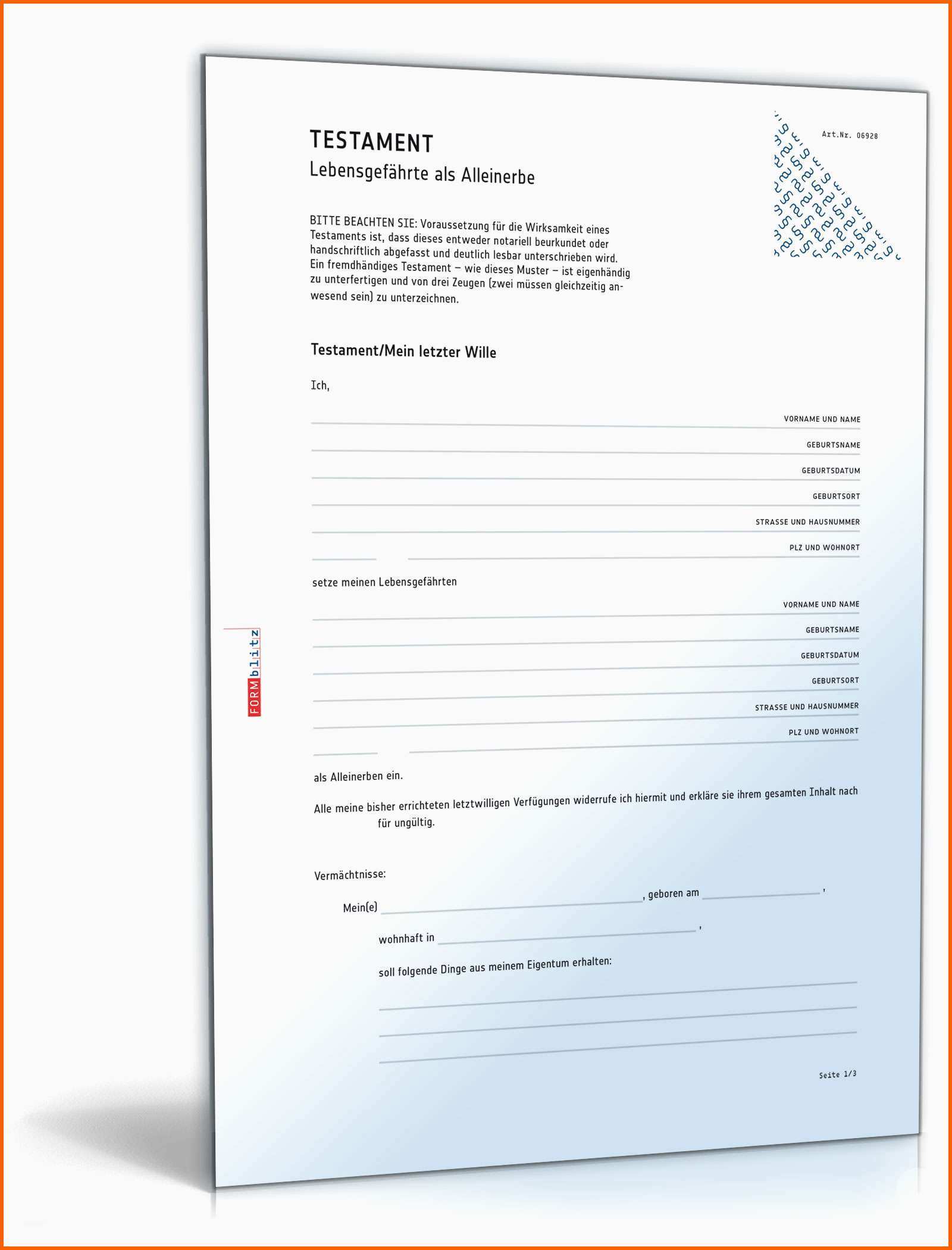 testament lebensgefaehrte alleinerbe oesterreich