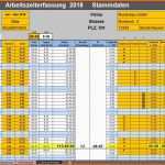 Beste Vorlage Arbeitszeiterfassung Kostenlos