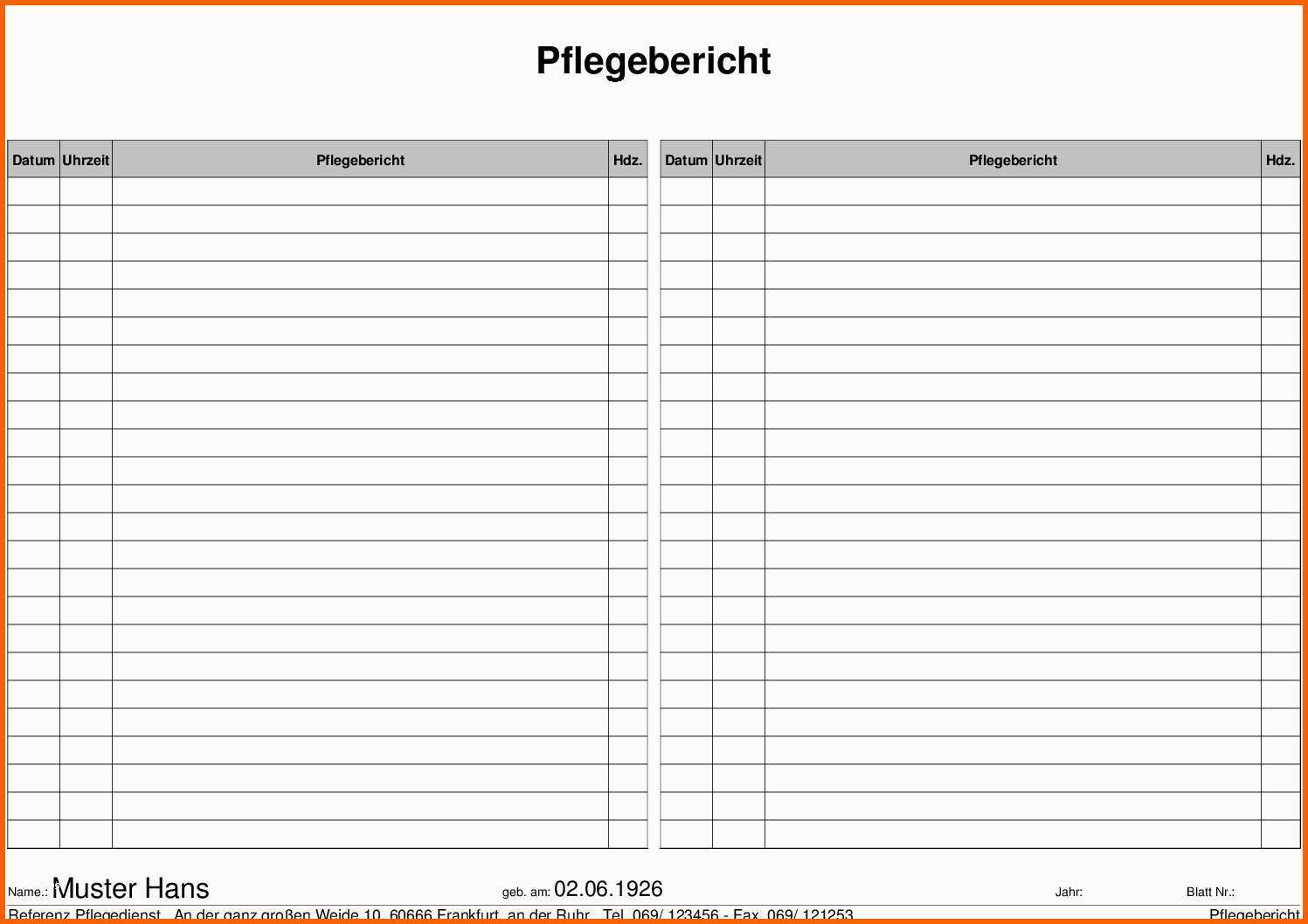 Beste Vorlagen Meinpflege Nst
