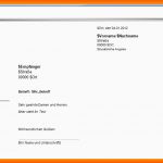 Einzahl 12 Briefkopf Vorlage Word Kostenlos