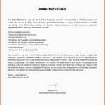 Einzahl 18 Arbeitszeugnis Vorlage
