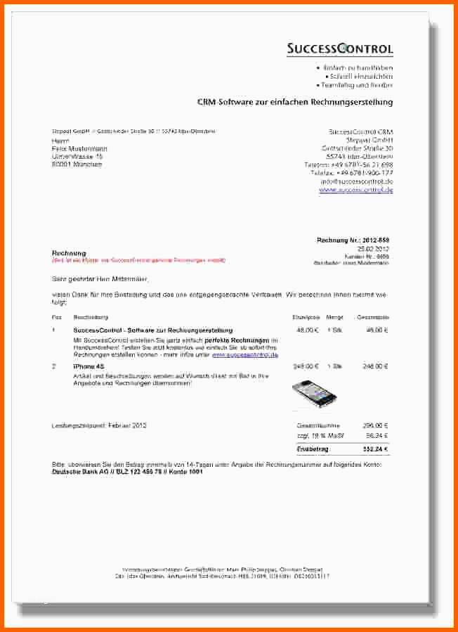Einzahl 19 Ustg Musterrechnung Vorlage Rechnung Kleingewerbe