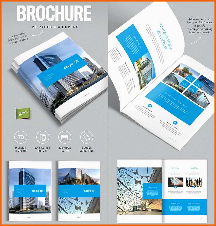 Einzahl 20 Best Indesign Brochure Templates for Creative