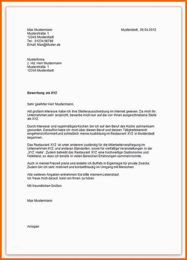 Einzahl Bewerbung Als Produktionsmitarbeiter Vorlage 8 Bewerbung