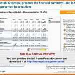 Einzahl Business Case Template Excel