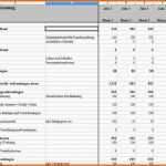 Einzahl Investitionsplan Vorlage Excel Kostenlos Best