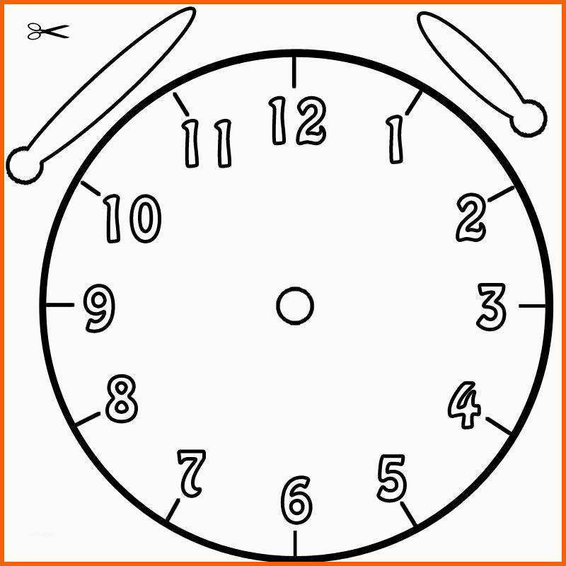Einzahl Kostenlose Malvorlage Uhrzeit Lernen Ausmalbild Uhr Zum