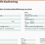 Einzahl Muster Kaufvertrag Auto Privat &amp; Gewerblich