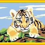 Einzahl Ravensburger Mnz Serie E Kleiner Tiger Malen Nach Zahlen