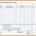 Einzahl Reisekostenabrechnung formular Excel Kostenlos 2017