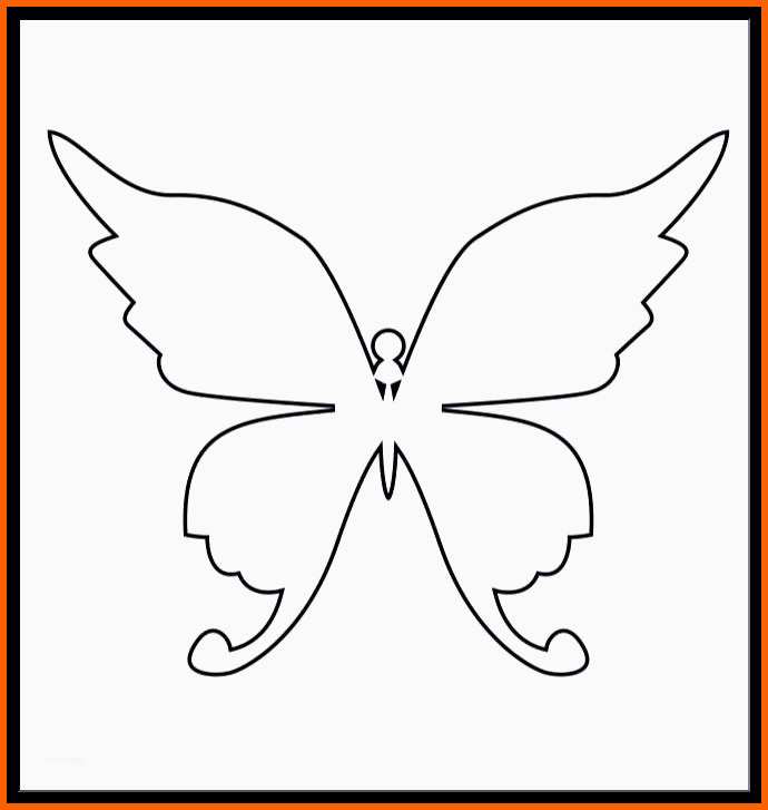 Einzahl Schmetterling Vorlagen Zum Ausschneiden Schmetterling