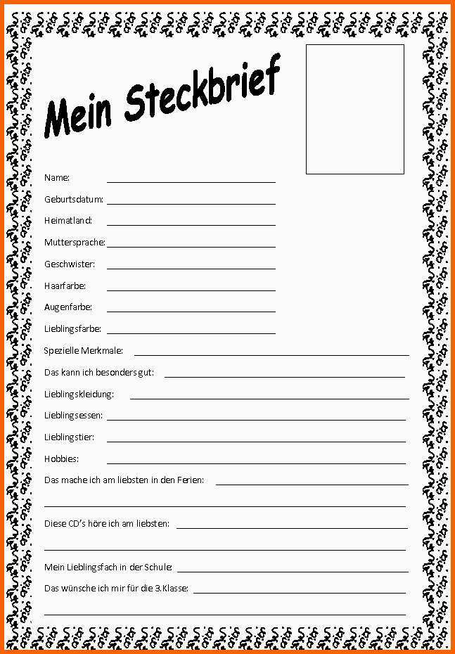 Einzahl Steckbrief Englisch Vorlage Steckbrief Schule Kennenlernen 1 Einzahl Steckbrief Englisch Vorlage Steckbrief Schule Kennenlernen