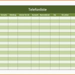Einzahl Telefonverzeichnis Mit Excel Vorlagen