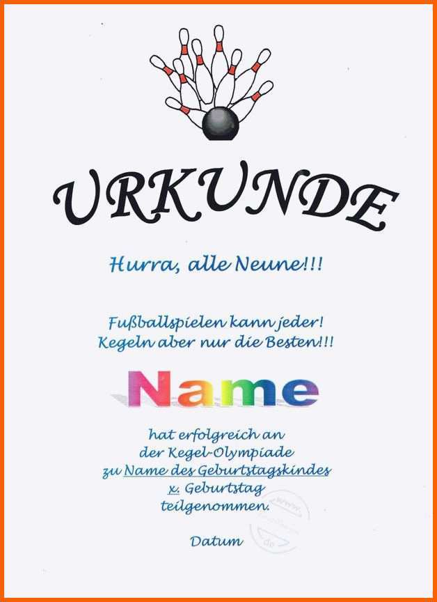 Einzahl Urkunde Vorlage Kostenlos