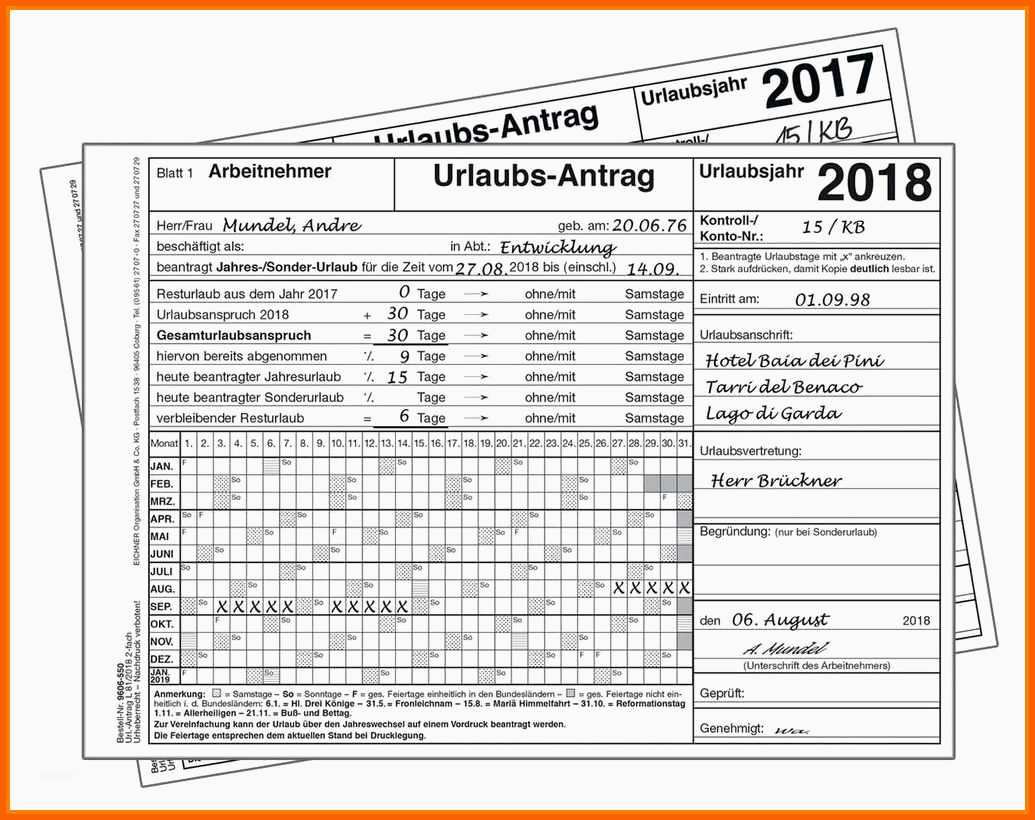 Einzahl Vereinbarung Unbezahlter Urlaub Beautiful Urlaubsantrag