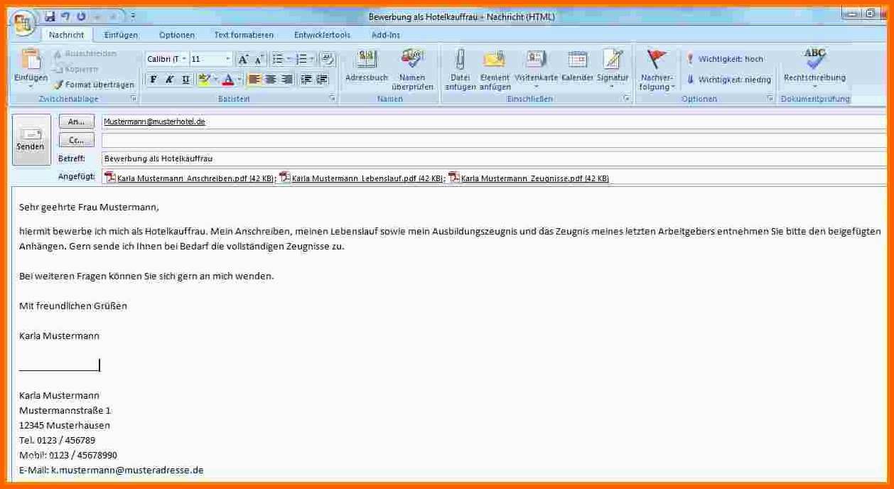 Einzigartig 17 Förmliche Email Vorlage