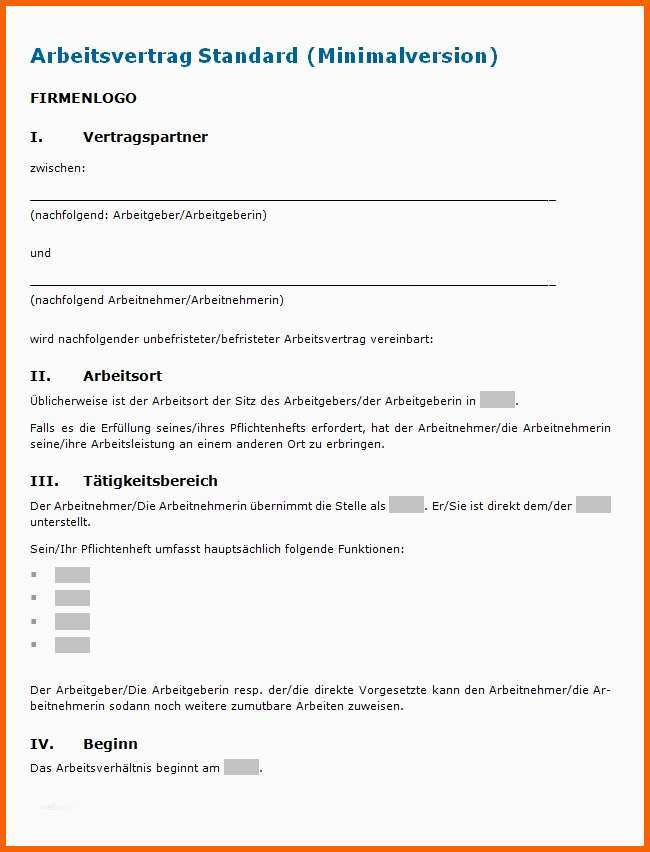 Einzigartig 20 Schriftliche Vereinbarung Arbeitszeitkonto Vorlage