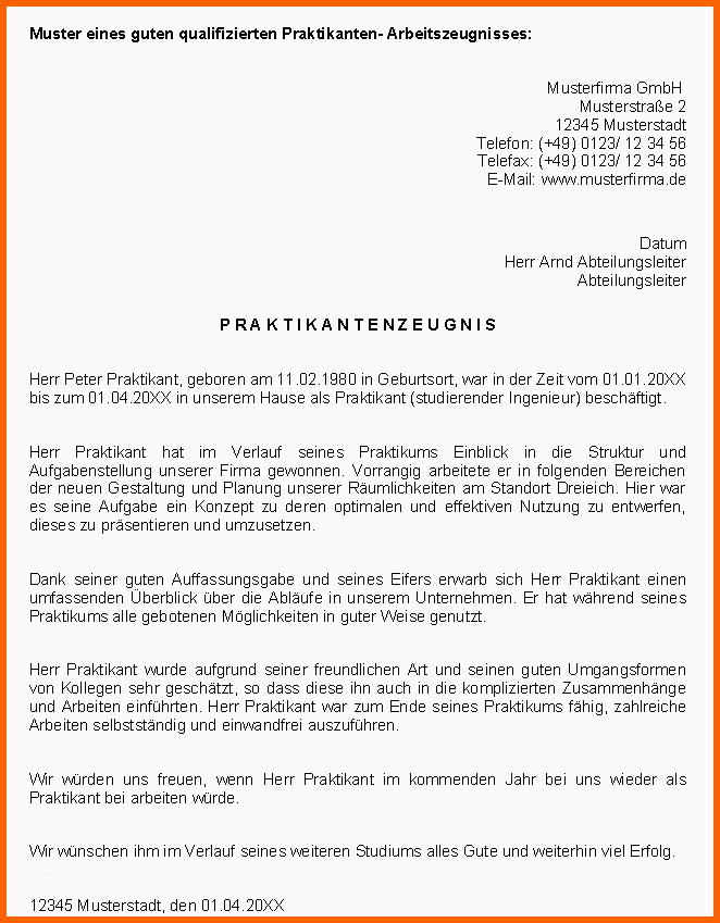 Einzigartig Architekt Praktikumszeugnis sofort Download
