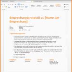 Einzigartig Besprechungsnotiz orange – Wordvorlage