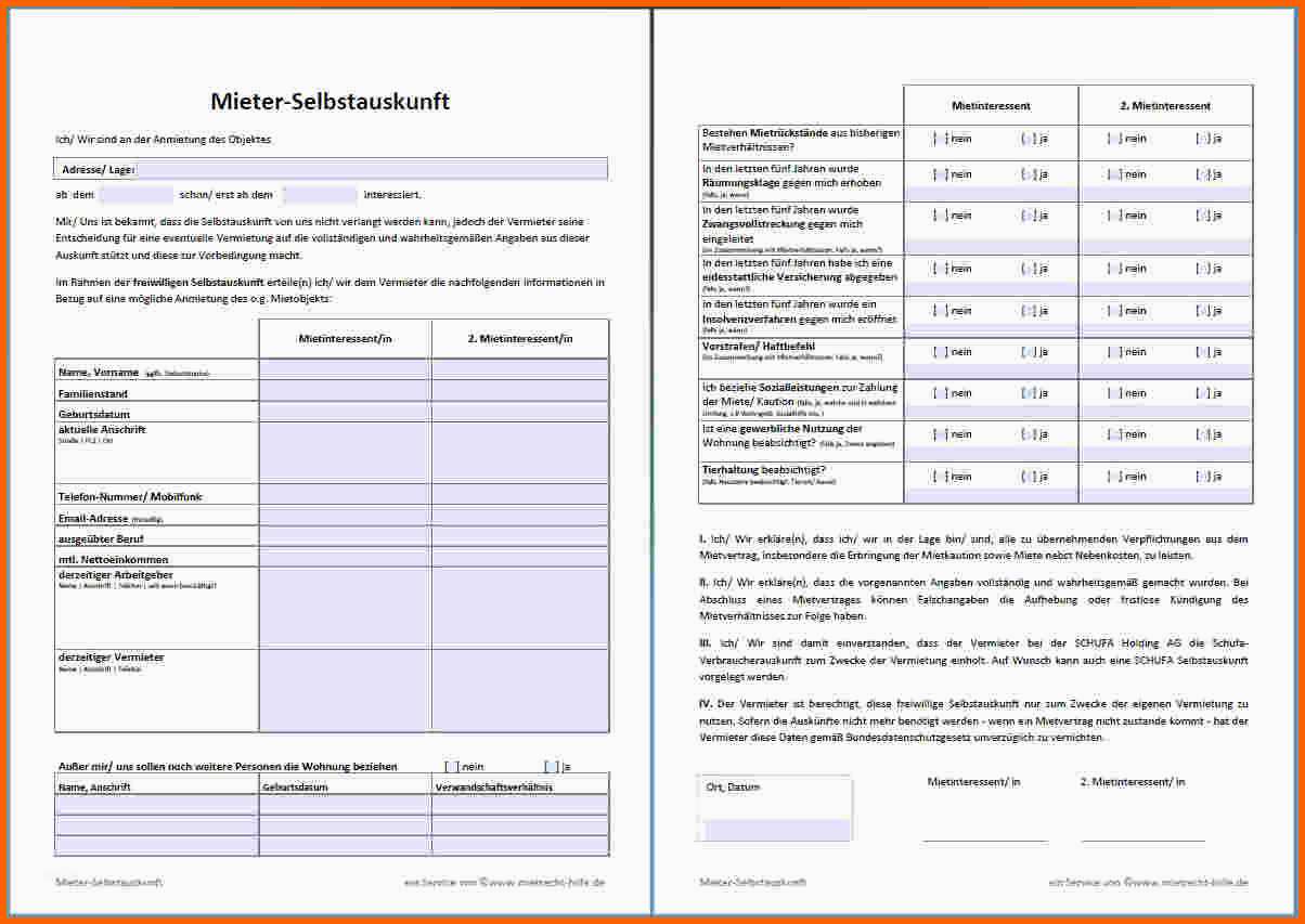 Einzigartig Blanko Mietvertrag Invitation Templated – Vorlagen 365