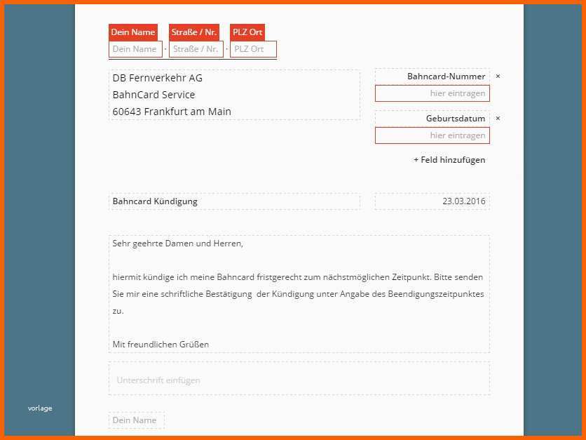Einzigartig Bus Bahn Ticket Kündigung Vorlage Download Chip