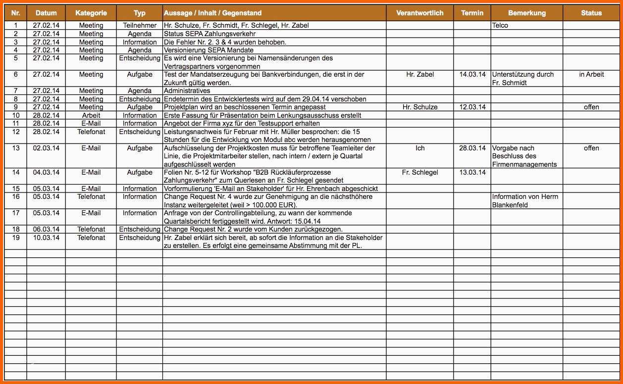 Einzigartig Das Projekttagebuch Incl Vorlagen Für Excel Und