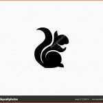 Einzigartig Eichhörnchen Symbol Eichhörnchen Logo Vorlage Vektor