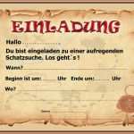 Einzigartig Einladungskarten Schatzsuche