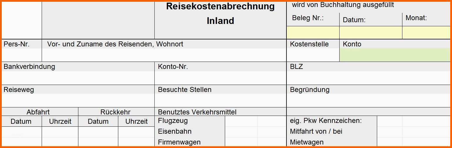 Einzigartig Einzigartig Reisekostenabrechnung Zur Vorlage Beim