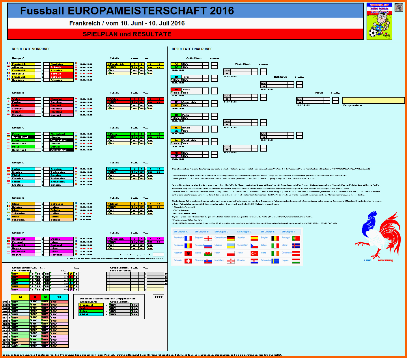 excel fussball em 2016 tippspiel