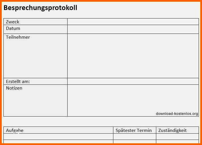 Einzigartig Excel Vorlage Besprechungsprotokoll Einzigartig 10