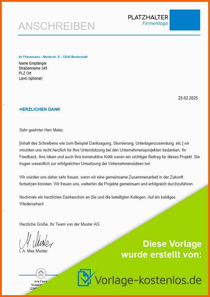 Einzigartig Geschäftsbrief Din 5008 Vorlage Kostenlos Machen Word